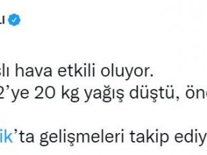 İ̇çişleri Bakan Yardımcısı Çataklı’dan Ankara’daki Sağanak İle İlgili Açıklama