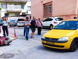 Otomobil İle Motosiklet Kafa Kafaya Çarpıştı: 1 Yaralı