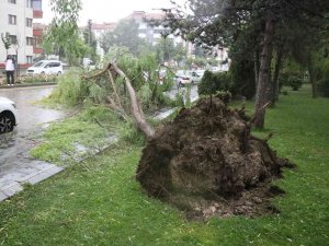 Bolu’da Sağanak Yağış Hayatı Felç Etti