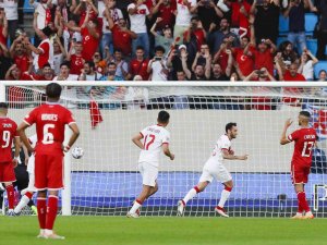 Uefa Uluslar C Ligi: Lüksemburg: 0 - Türkiye: 1 (İ̇lk Yarı)