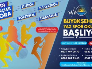 Van Büyükşehir Belediyesi Ücretsiz Yaz Spor Okulları Düzenliyor