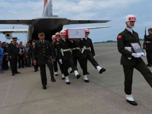 Ordulu Şehit Samsun’da Gözyaşları İçinde Karşılandı