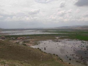 Sungurlu’da Tarım Arazileri Sular Altında Kaldı