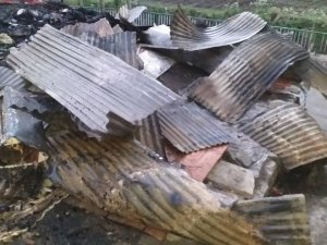 Demirkaş Köyünde Merek Yangını