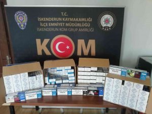 Dörtyol Ve Payas’ta Kaçak Makaron Operasyonu