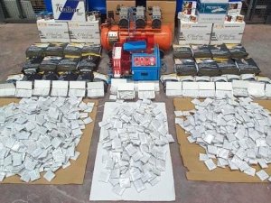 Denizli’de Binlerce Kaçak Sigara Ele Geçirildi