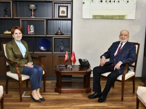 Akşener, Saadet Partisi Genel Başkanı Karamollaoğlu’nu Ziyaret Etti