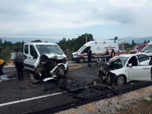 Togg Şantiye Girişinde Feci Kaza