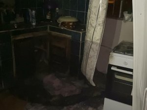 Tüp Patlaması Sonucu Mutfak Kullanılamaz Hale Geldi
