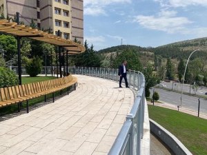 Pursaklar Belediyesinden Necip Fazıl Kısakürek Parkı’na Estetik Dokunuş