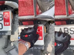 Plakayı Kapatan Sürücüye Bin 171 Tl Ceza Kesildi