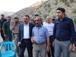 Siirt Valisi Hacıbektaşoğlu, Çayda Kaybolan Eyüp Güneş’in Ailesiyle Görüştü