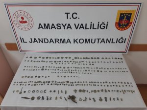 Amasya’da Operasyonda 347 Tarihi Eser Ele Geçirildi