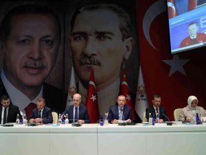 Ak Parti Merkez Karar Ve Yönetim Kurulu (Mkyk) Toplantısı Cumhurbaşkanı Recep Tayyip Erdoğan Başkanlığında Ak Parti Genel Merkezi’nde Başladı.