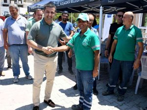 Başkan Günel Personelini Yalnız Bırakmıyor