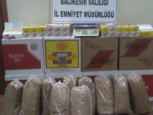 Balıkesir’de Kaçak Tütün Ve Uyuşturucu Operasyonu