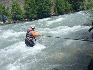 Çayda Akıntıya Kapılan Sağlıkçıyı Arama Çalışmaları Beşinci Gününde