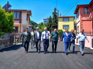 Başkan Zorluoğlu Beşikdüzü İlçesinde Yapılan Çalışmaları Yerinde İnceledi