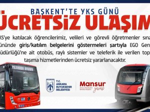 Abb’den Yks’ye Girecek Adaylara Ücretsiz Ulaşım İmkânı