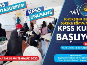 Van Büyükşehir Belediyesi’nden Ücretsiz Kpss Hazırlık Kursu