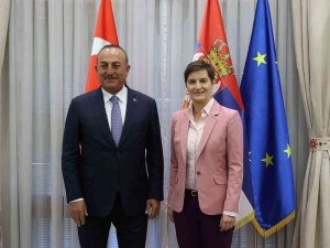 Bakan Çavuşoğlu, Sırbistan Başbakanı Brnabiç İle Görüştü