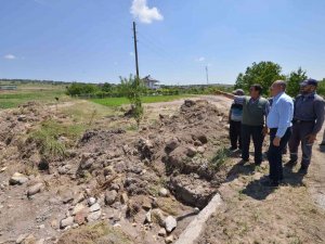 Başkan Kavuş Yağışlardan Olumsuz Etkilenen 4 Mahallede İncelemelerde Bulundu
