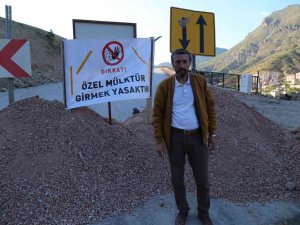 ”Zarara Uğradım” Dedi, Hastane Yolunu 2. Kez Ulaşıma Kapattı