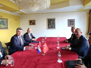 Dışişleri Bakanı Çavuşoğlu, Hırvatistan Cumhurbaşkanı Milanovic İle Görüştü