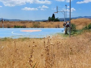 Yangına Davetiye Çıkaran Kurumuş Otlar Temizleniyor