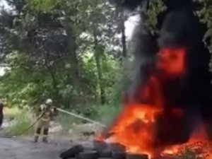 Bursa’da Hurda Demir İçin Ormanı Yakıyorlardı