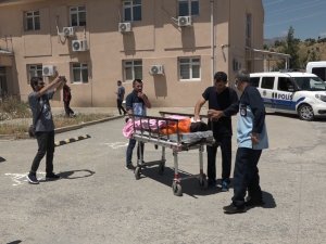 Kulp’ta Hastane Tatbikatı Gerçeği Aratmadı