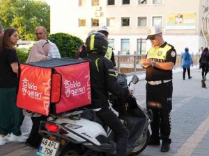 Gazipaşa Caddesi’nde Motosiklet Denetimi