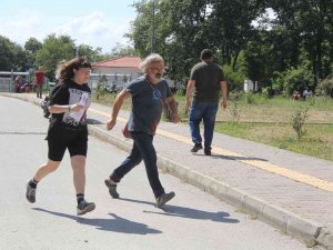 Samsun’da Sınava Saniyeler Kala Yetiştiler