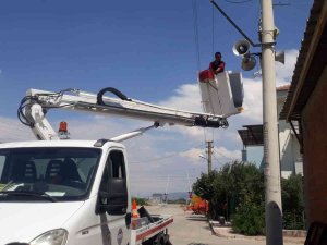 Şehzadeler Belediyesi’nden 21 Mahalleye Ses Ve Güvenlik Sistemi