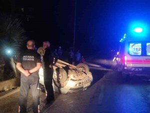 Yayaya Çarpmamak İçin Yaptığı Manevra İle Takla Attı