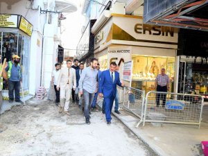 Başkan Gürkan’dan Kuyumcular Çarşısında İnceleme