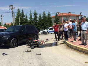 Konya’da Cip İle Motosiklet Çarpıştı: 2 Ağır Yaralı