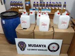 Mudanya’da Sahte İçki Operasyonu