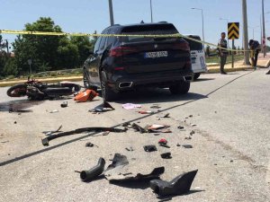 Konya’da Ciple Çarpışan Motosikletin Sürücüsü Hayatını Kaybetti