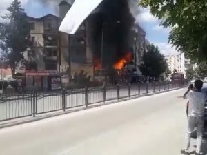 Amasya’da Av Bayisinde Çıkan Yangın Söndürüldü
