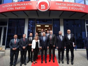 Bakan Çavuşoğlu, Bölgesel Kalkınma Bakanı Ve Kdtp Genel Başkanı Fikrim Damka İle Görüştü