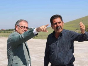 Başkan Özdoğan Erciyes Yolunda İnceleme Yaptı.