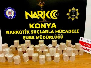 Konya’da Araca Zulalanmış 22,5 Kilo Eroin Polise Yakalandı