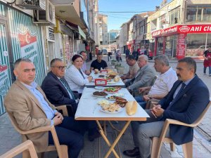 Cumhur İ̇ttifakı İl Başkanları Esnafla Buluştu