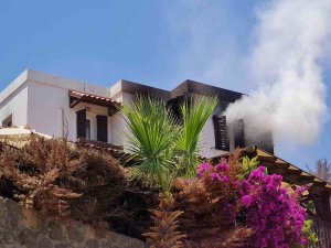 Bodrum’daki Villada Yangın Paniği