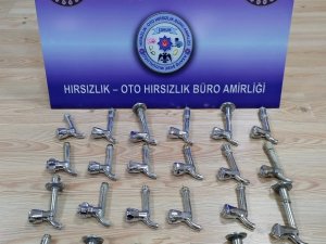 Caminin Musluklarını Çalan Zanlı Tutuklandı