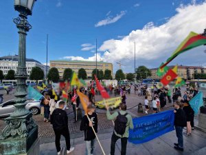 Nato Müzakereleri Devam Ederken Pkk/ypg Yandaşları İ̇sveç’te Sokağa İndi