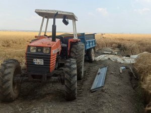 Kuruyan Göl Arazisine Kaçak Ekilen Buğdaylara El Konuldu