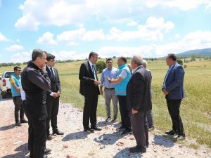 Vali Çelik, “Çiftçilere Elimizden Gelen Desteği Vereceğiz ”