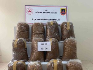 120 Kilo Kaçak Tütün Ele Geçirildi